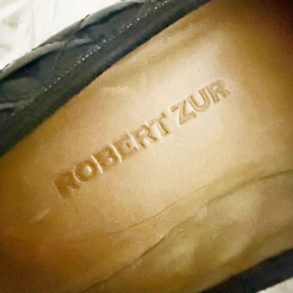 ROBERT ZUR x NORDSTROM | Quana Black Quilted Glove Leather Driving Loafers | 7 - Picture 6 of 7